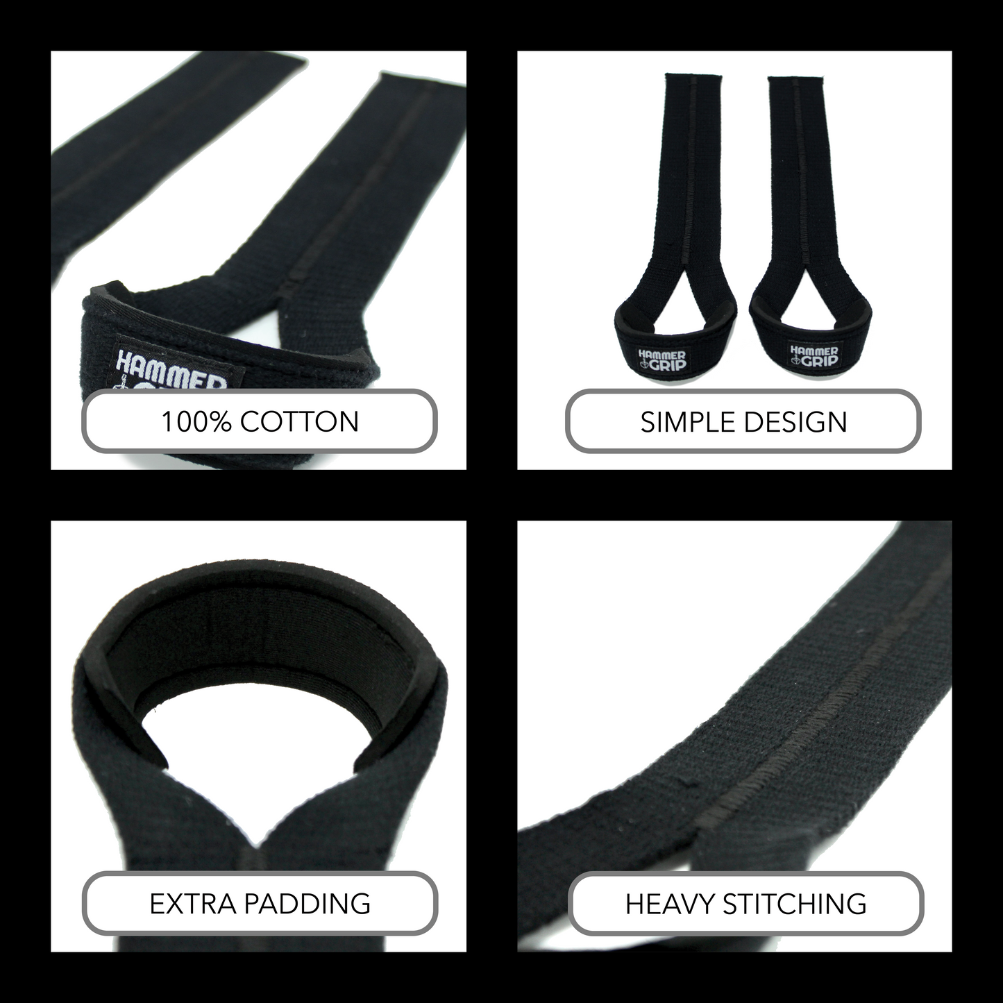 Hammer Grip Gym Straps - Ultra Series