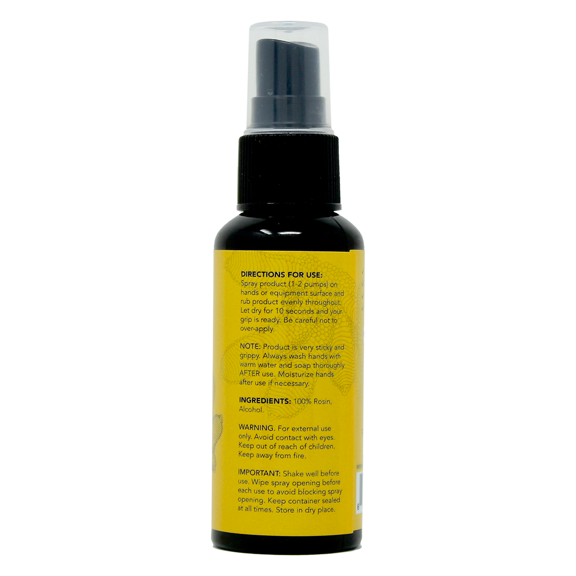 rosin spray for pole dancing grip 50 ml right